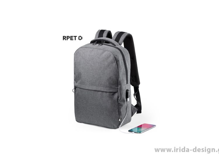 Backpack RPET με Σύνδεση USB