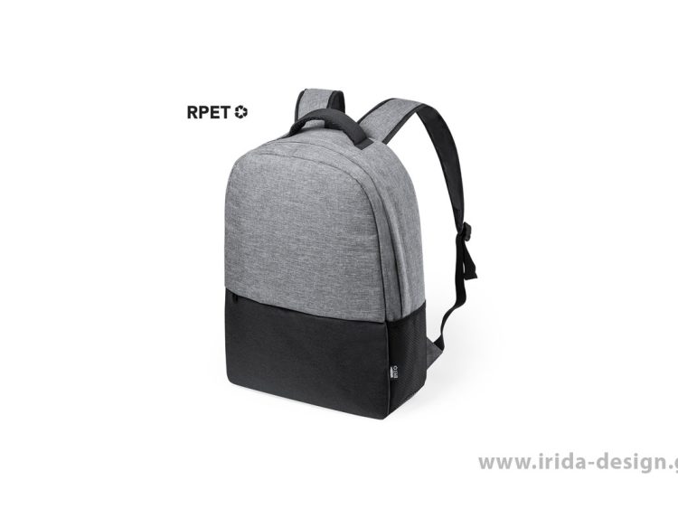 Σακίδιο Πλάτης RPET Μελανζέ Δίχρωμο για Laptop 15"