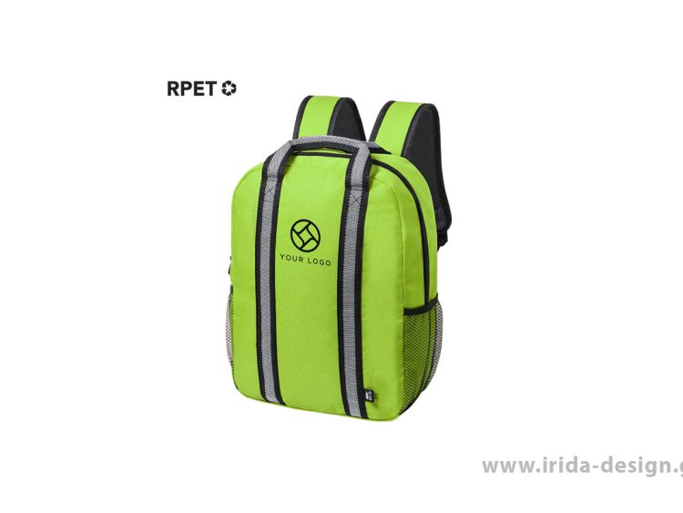 Σακίδιο Πλάτης Backpack RPET με Ανακλαστικές Λεπτομέρειες