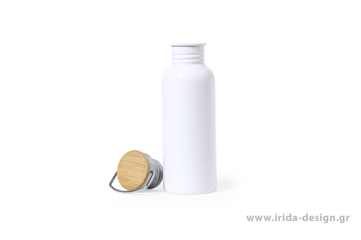 Μπουκάλι Ανοξείδωτο Λευκό 700 ml για Έγχρωμη Εκτύπωση