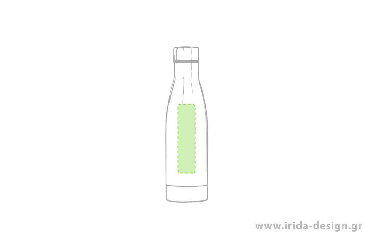 Μπουκάλι Ανοξείδωτο Λευκό 700 ml για Έγχρωμη Εκτύπωση