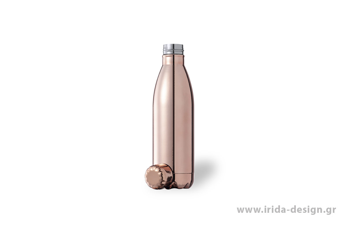 Μπουκάλι Ανοξείδωτο 790ml με Γαλβανιζέ Χάλκινη Όψη