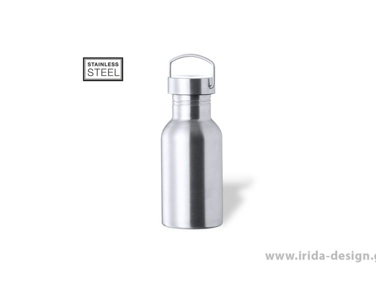 Μπουκάλι Ανοξείδωτο 500 ml Γυαλιστερό με Λαβή
