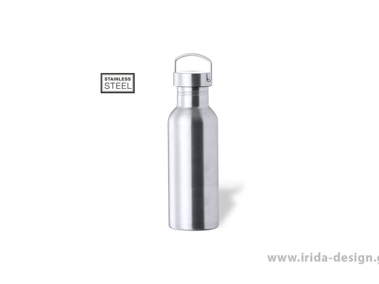 Μπουκάλι Ανοξείδωτο 750 ml Γυαλιστερό με Λαβή