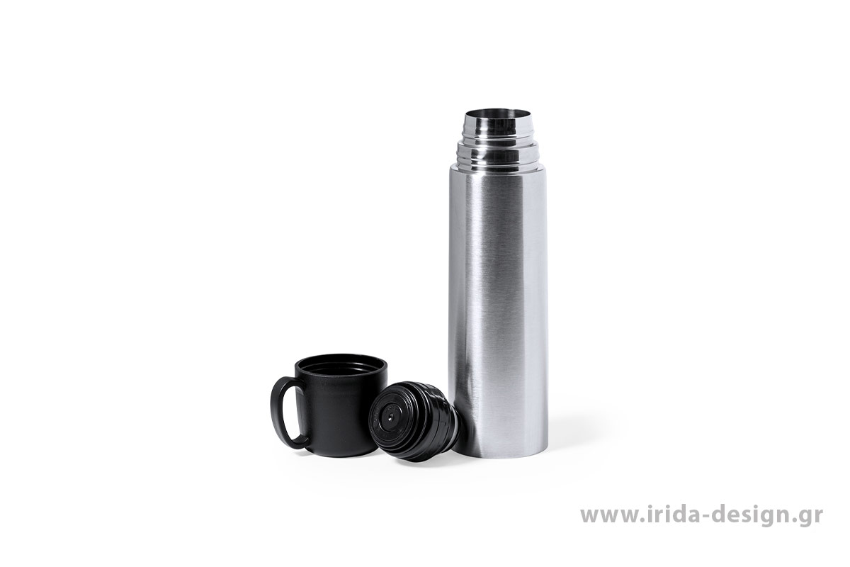 Μπουκάλι Θερμός Ανοξείδωτο 500 ml με Ποτήρι
