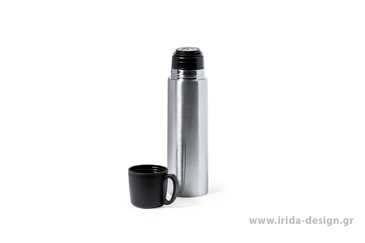 Μπουκάλι Θερμός Ανοξείδωτο 500 ml με Ποτήρι
