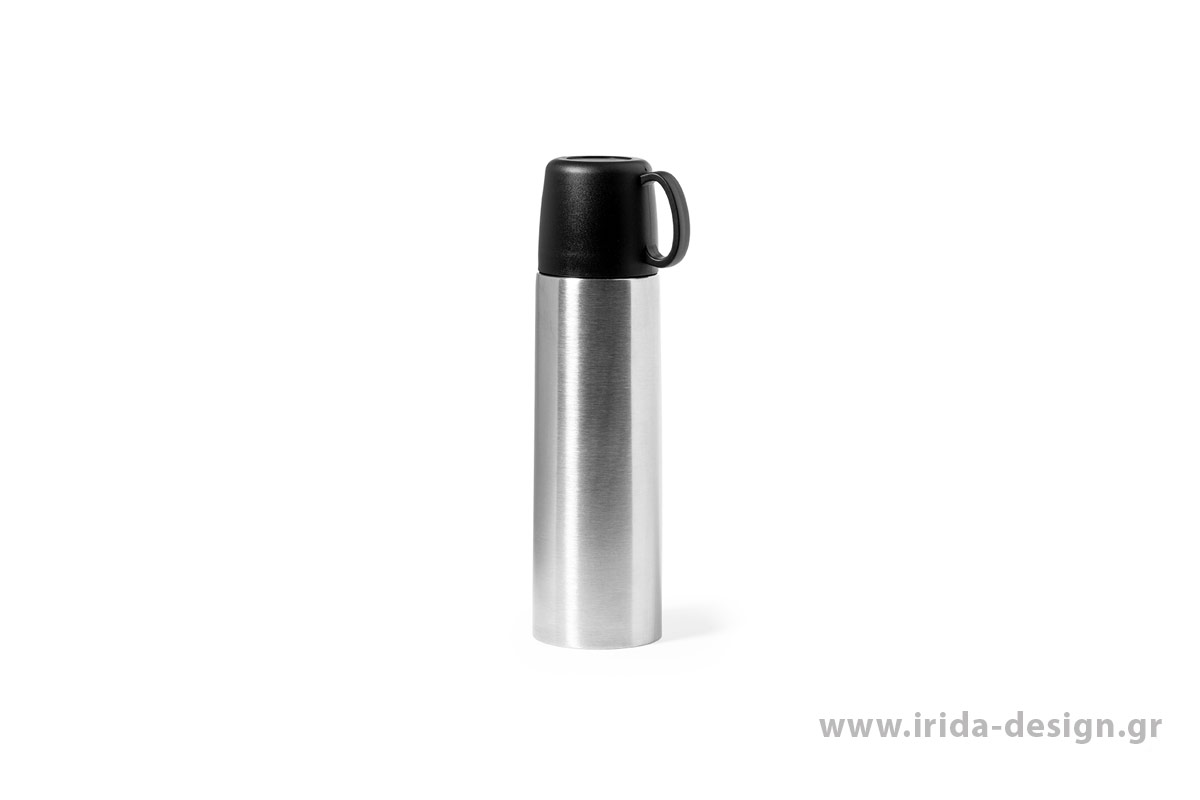 Μπουκάλι Θερμός Ανοξείδωτο 500 ml με Ποτήρι