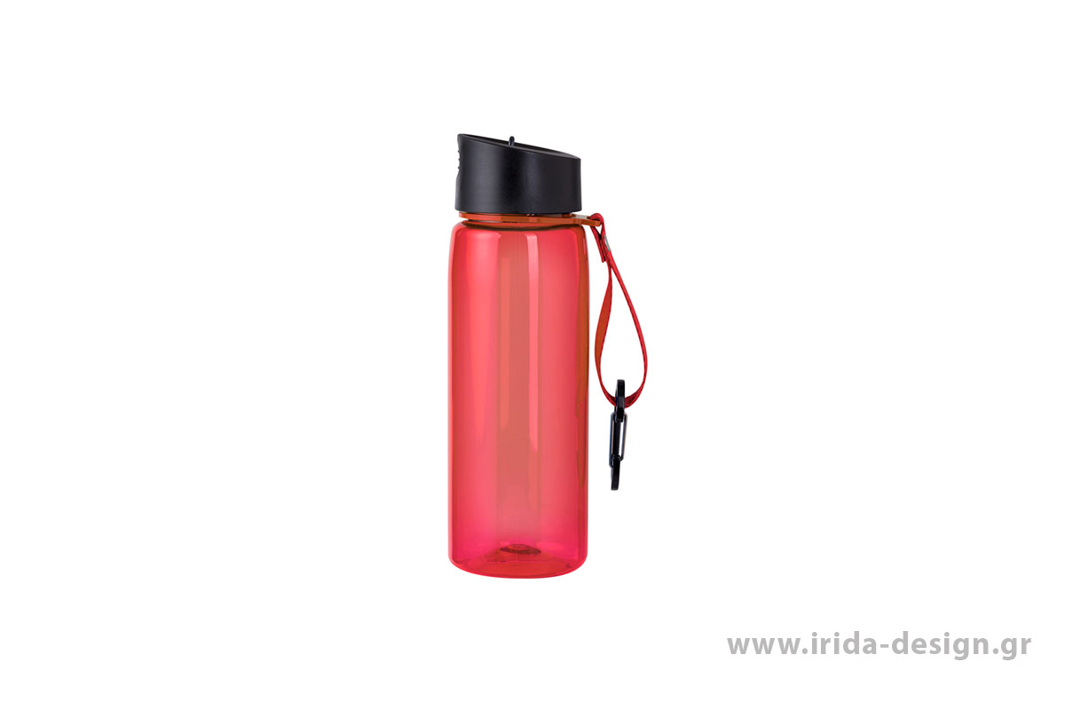 Μπουκάλι Πλαστικό RPET 800 ml με Λουρί και Καραμπίνερ