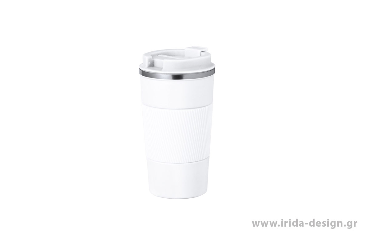 Κύπελλο Θερμός 400ml με Λαβή Σιλικόνης