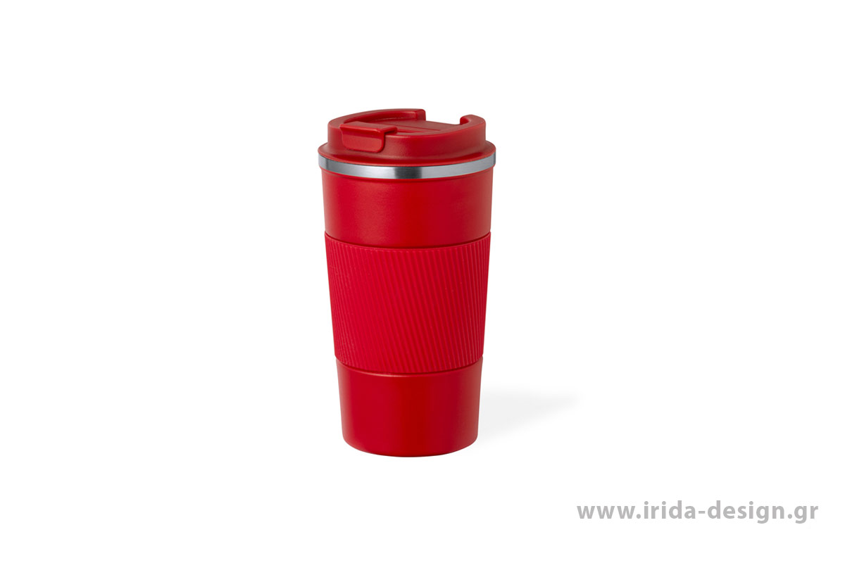 Κύπελλο Θερμός 400ml με Λαβή Σιλικόνης