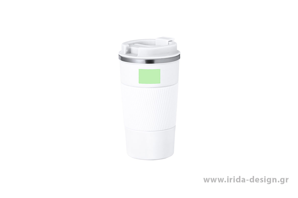 Κύπελλο Θερμός 400ml με Λαβή Σιλικόνης