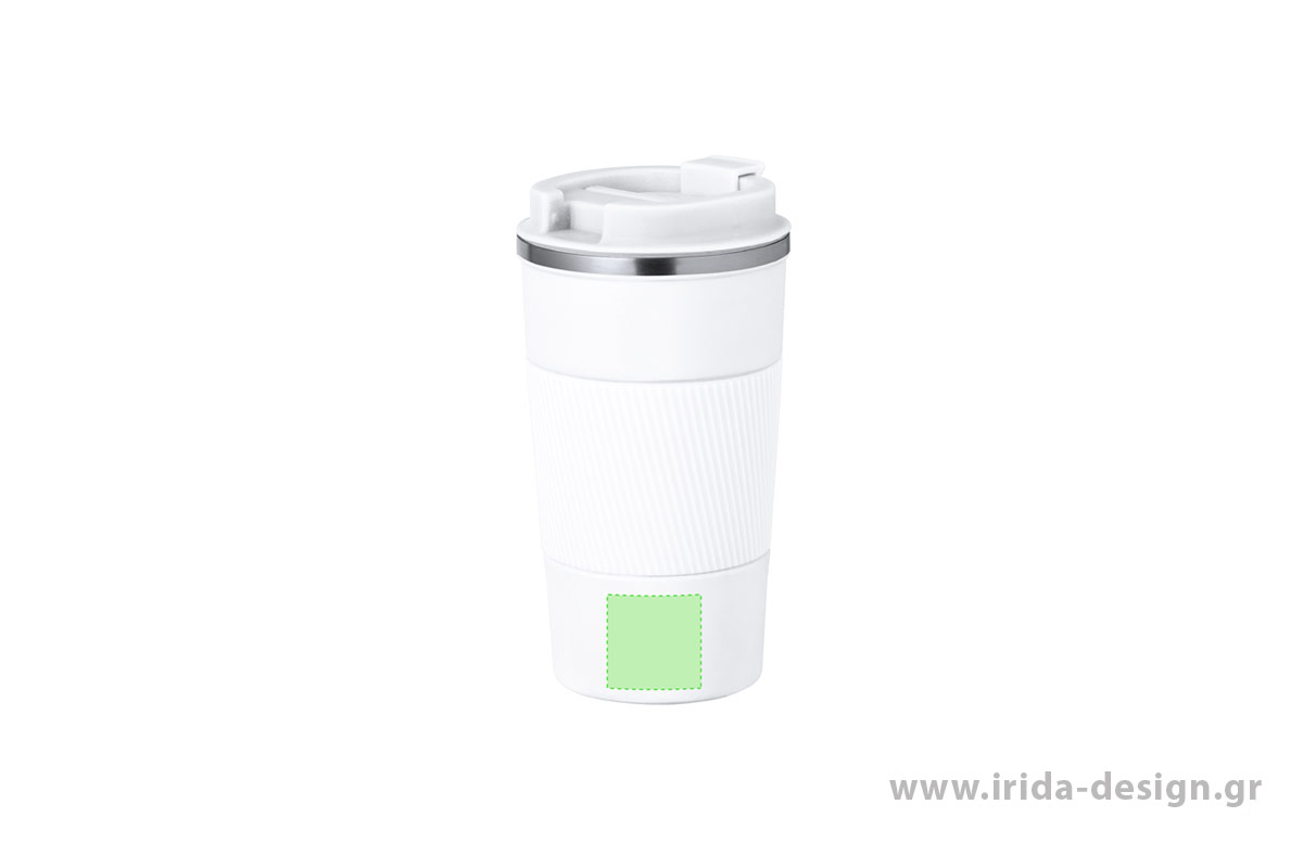 Κύπελλο Θερμός 400ml με Λαβή Σιλικόνης