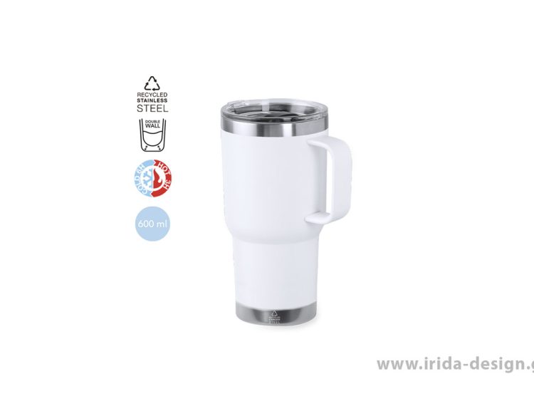 Κύπελλο Θερμός 600ml με Χερούλι