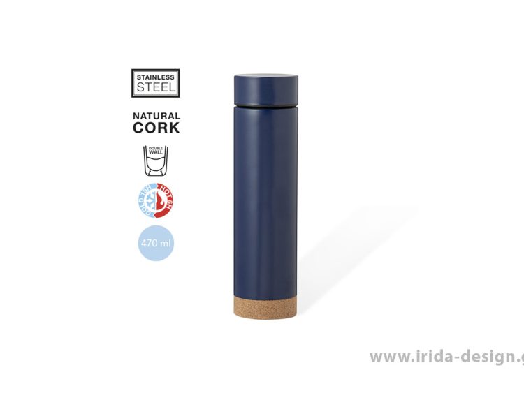 Θερμός 470ml με Βάση Φελλού