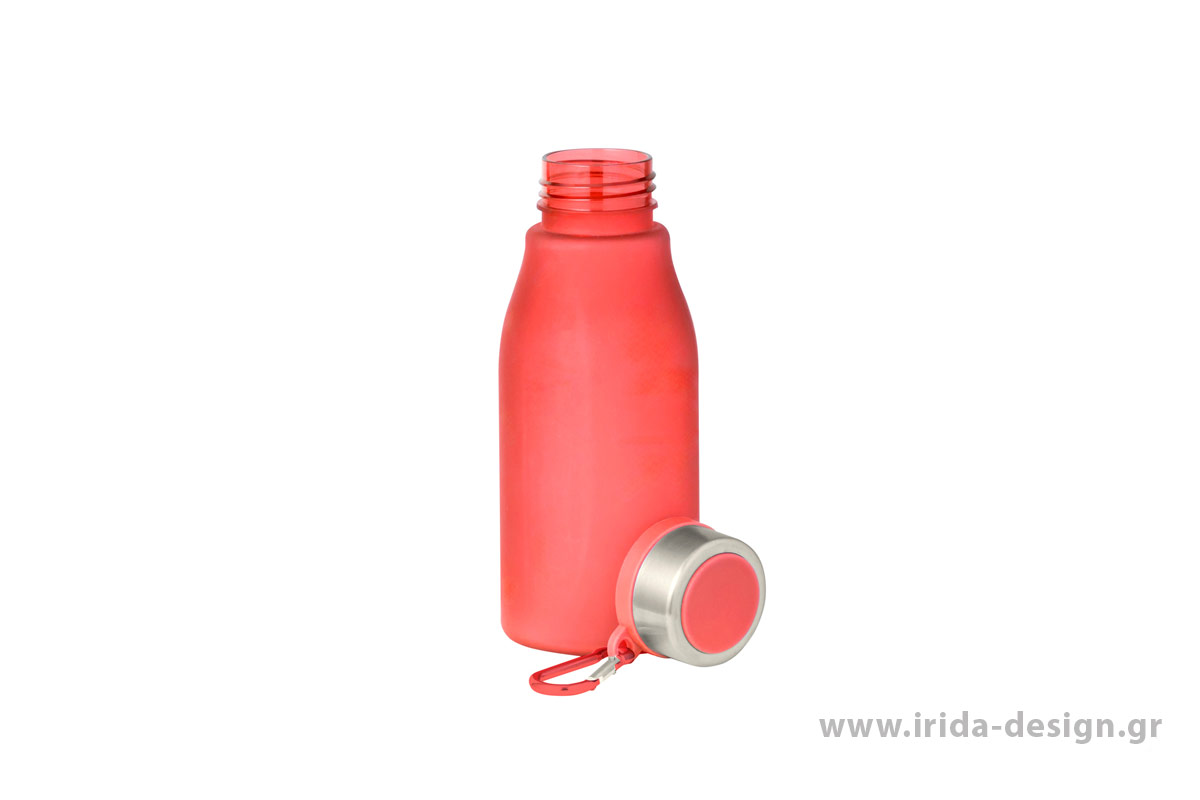 Μπουκάλι Πλαστικό RPET 370 ml με Καραμπίνερ