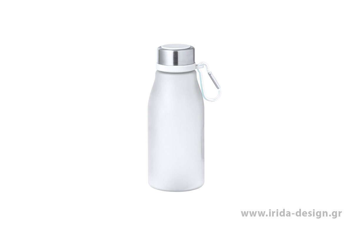 Μπουκάλι Πλαστικό RPET 370 ml με Καραμπίνερ