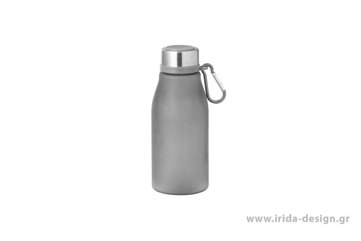 Μπουκάλι Πλαστικό RPET 370 ml με Καραμπίνερ