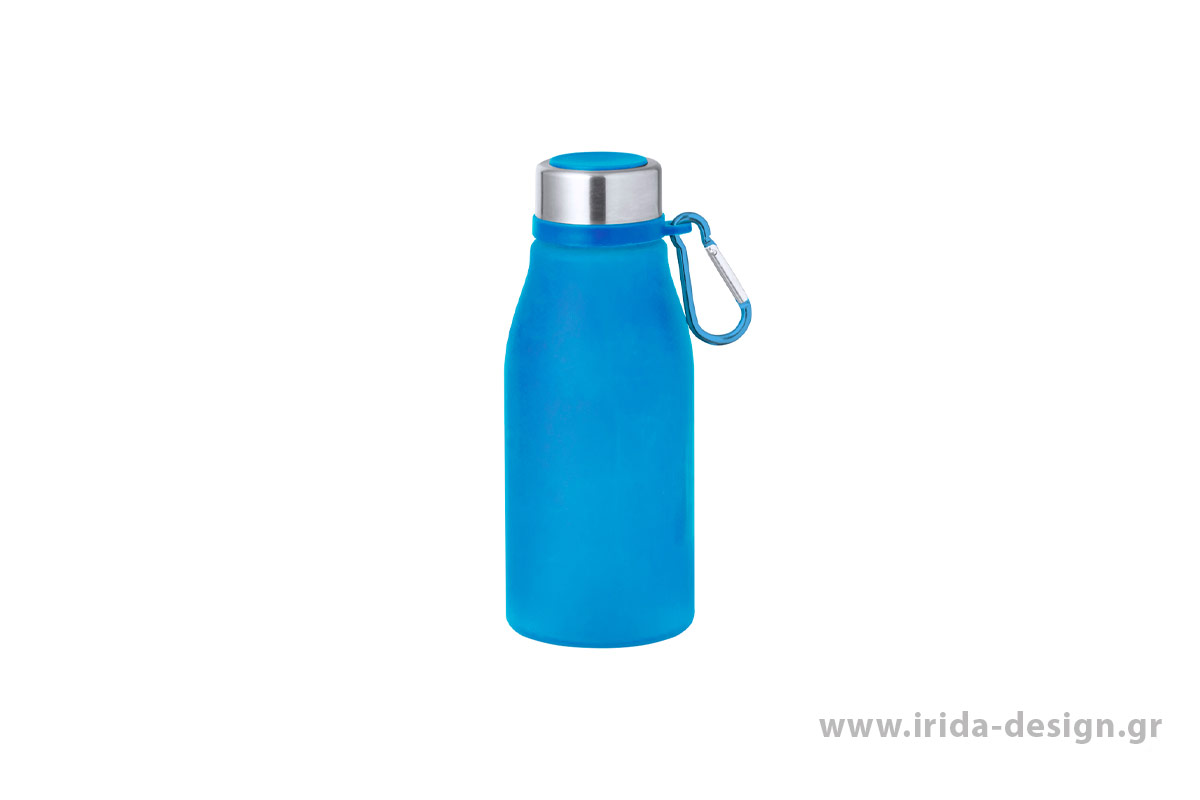 Μπουκάλι Πλαστικό RPET 370 ml με Καραμπίνερ