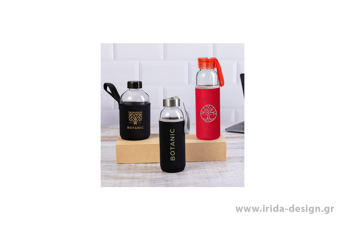 Μπουκάλι Γυάλινο 500 ml σε Μαλακή Θήκη