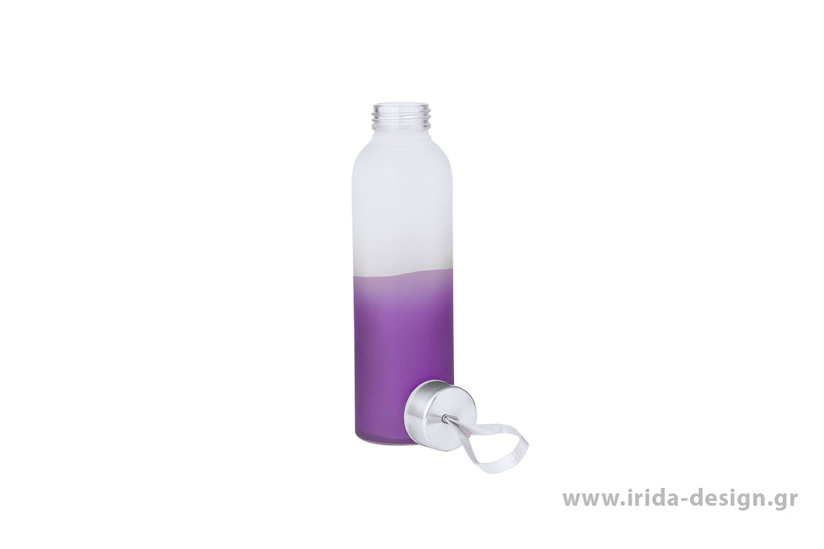 Μπουκάλι Γυάλινο 500ml Χρωματιστό Ντεγκραντέ