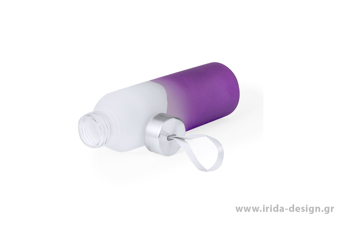 Μπουκάλι Γυάλινο 500ml Χρωματιστό Ντεγκραντέ