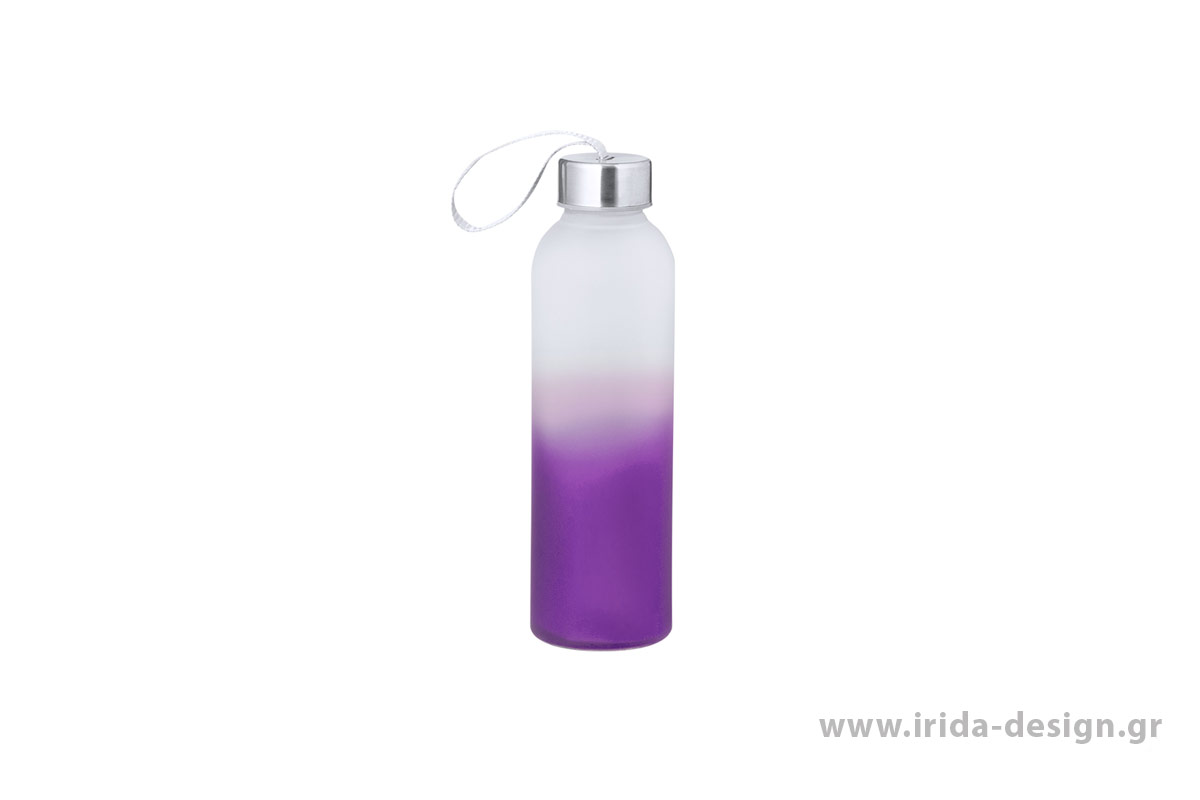 Μπουκάλι Γυάλινο 500ml Χρωματιστό Ντεγκραντέ