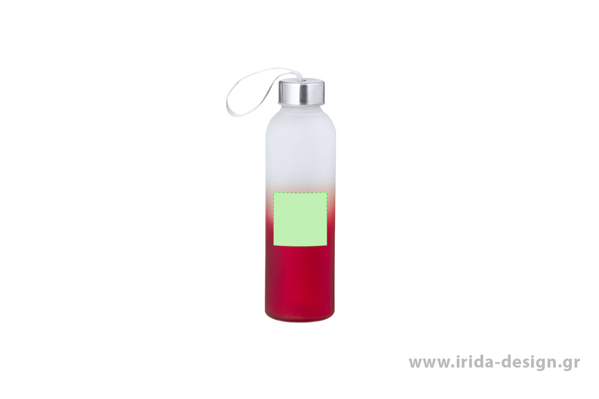 Μπουκάλι Γυάλινο 500ml Χρωματιστό Ντεγκραντέ