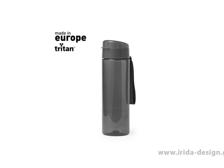 Μπουκάλι Πλαστικό Tritan 600 ml Χρωματιστό με Λουράκι