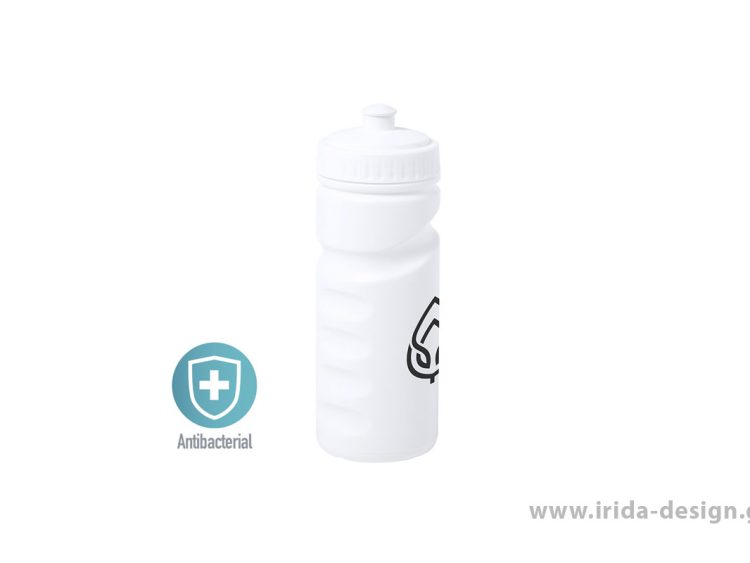 Μπουκάλι Πλαστικό 500 ml Αντιβακτηριακό με Πώμα Ασφαλείας