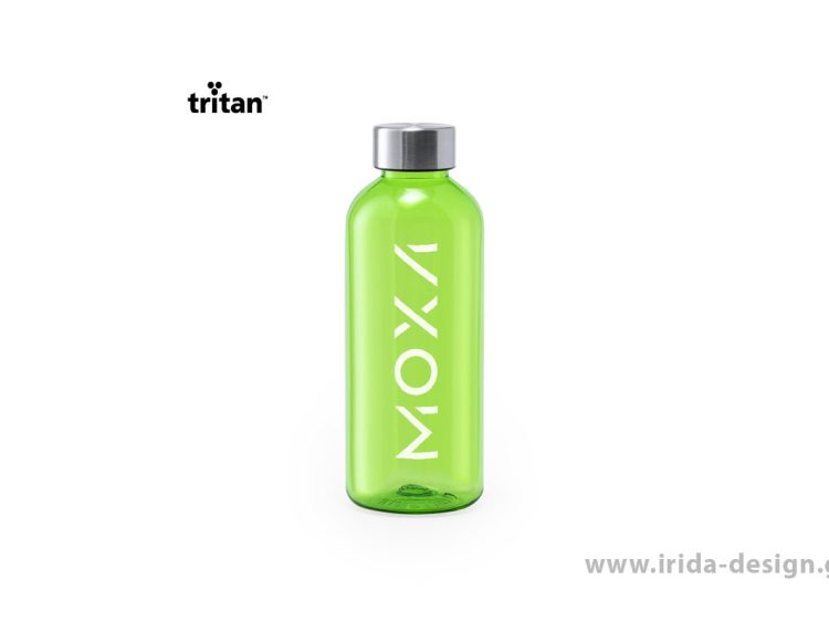 Μπουκάλι Πλαστικό Tritan 600 ml Χρωματιστό με Ανοξείδωτο Πώμα