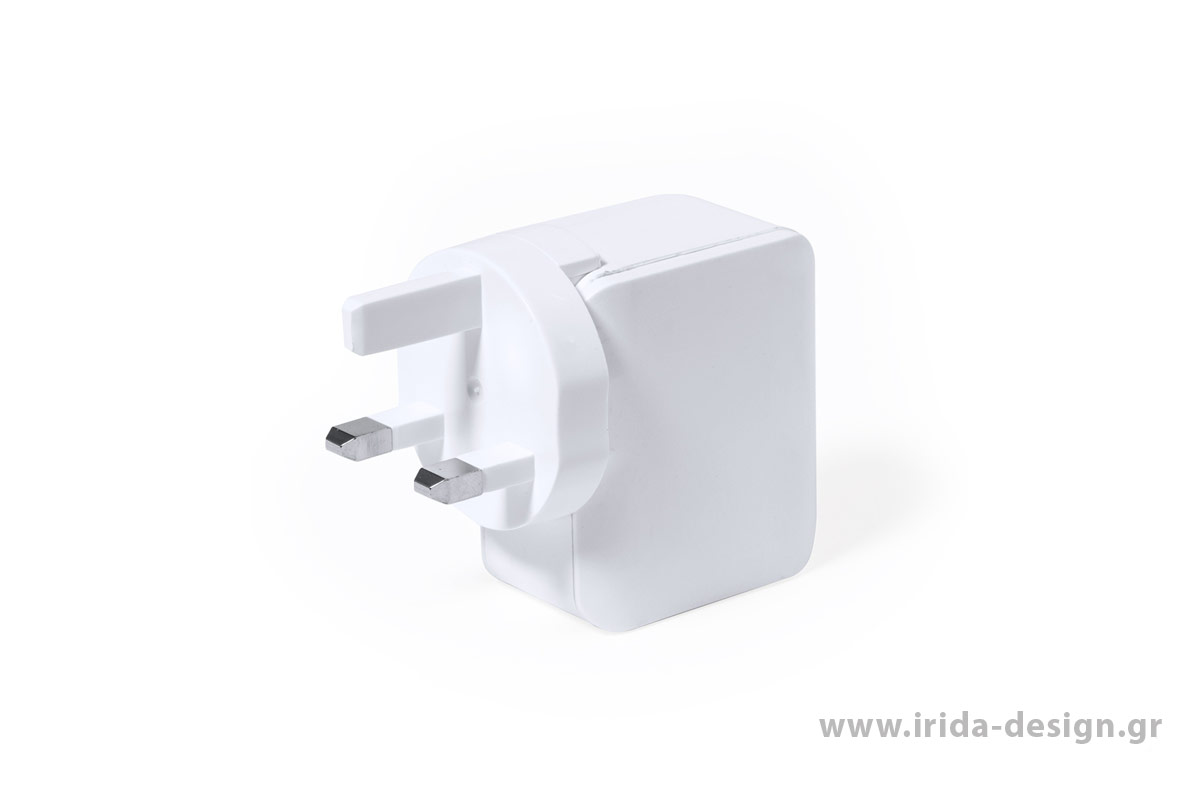 Αντάπτορας Ταξιδιού Διεθνής USB/Type-C και Προσαρμογέας για ΗΠΑ Ευρώπη Ασία Ην. Βασιλείο Αυστραλία
