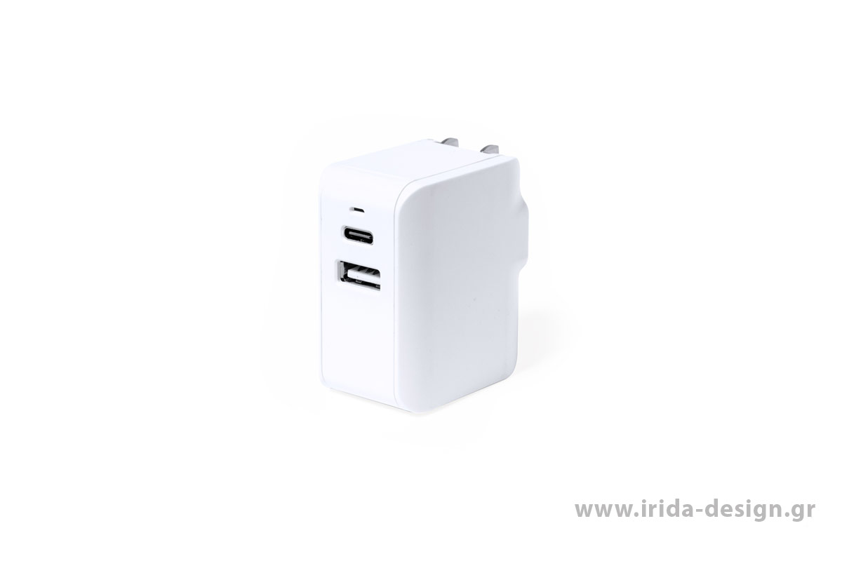 Αντάπτορας Ταξιδιού Διεθνής USB/Type-C και Προσαρμογέας για ΗΠΑ Ευρώπη Ασία Ην. Βασιλείο Αυστραλία