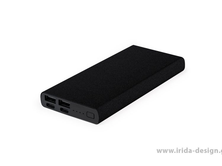 Power bank 10.000mAh Type-C/USB από Αλουμίνιο