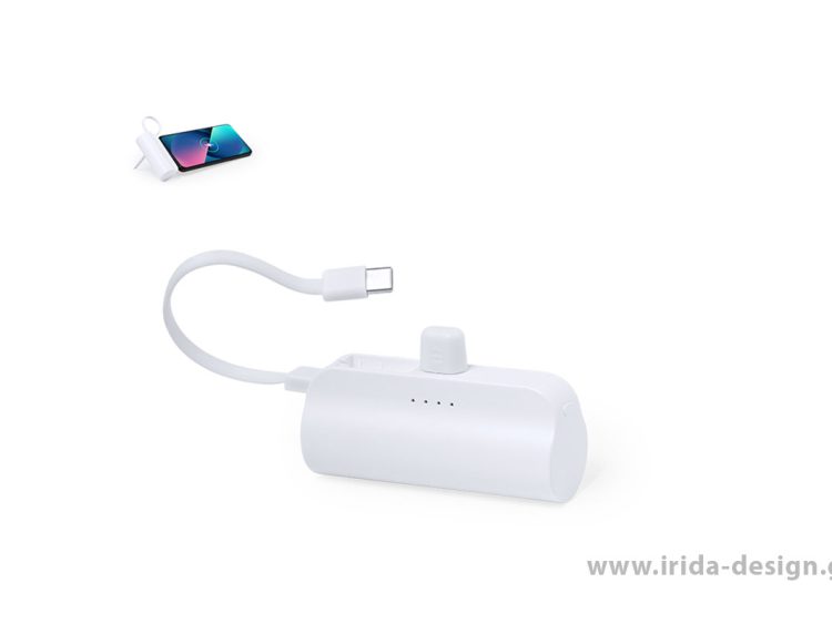 Powerbank 5000mAh Type-C με Αποσπώμενη Βάση Κινητού