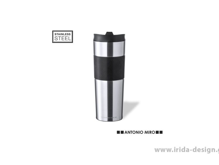 Κύπελλο Θερμός 450ml Μαύρο Ματ Antonio Miro