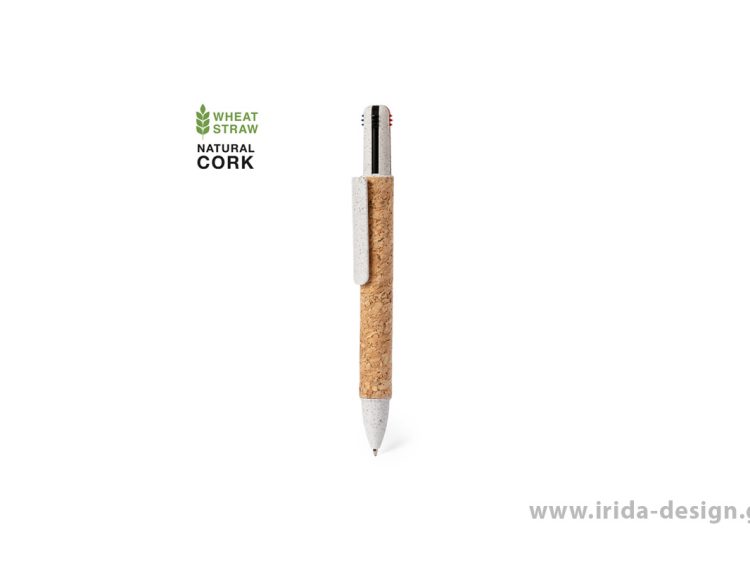 Στυλό Ball Pen 4 Χρωμάτων από Φελλό
