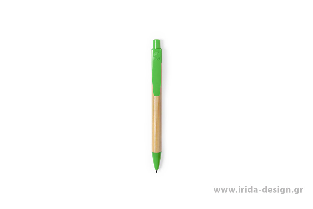 Οικολογικό Στυλό Ball Pen με Κουμπί από Μπαμπού και PLA