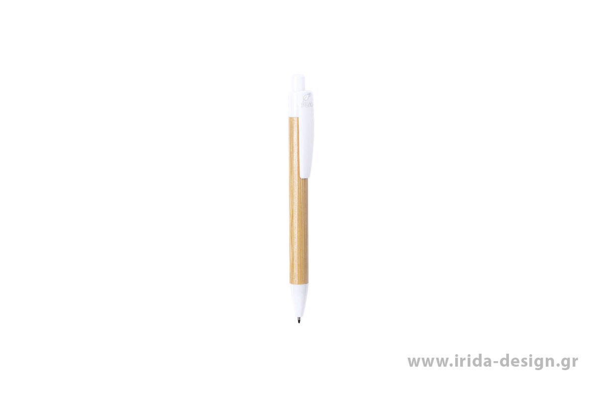 Οικολογικό Στυλό Ball Pen με Κουμπί από Μπαμπού και PLA