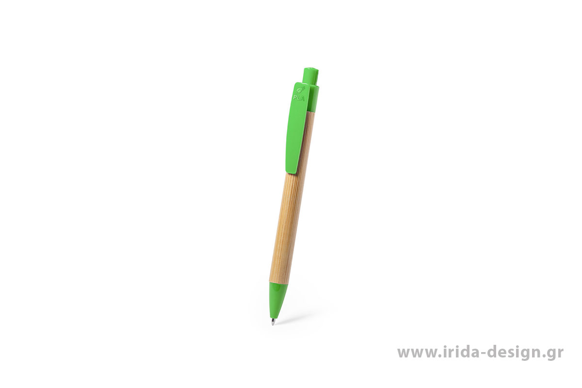 Οικολογικό Στυλό Ball Pen με Κουμπί από Μπαμπού και PLA