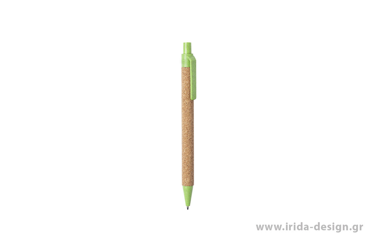 Οικολογικό Στυλό Ball Pen από Φελλό, Άχυρο Σίτου, ABS
