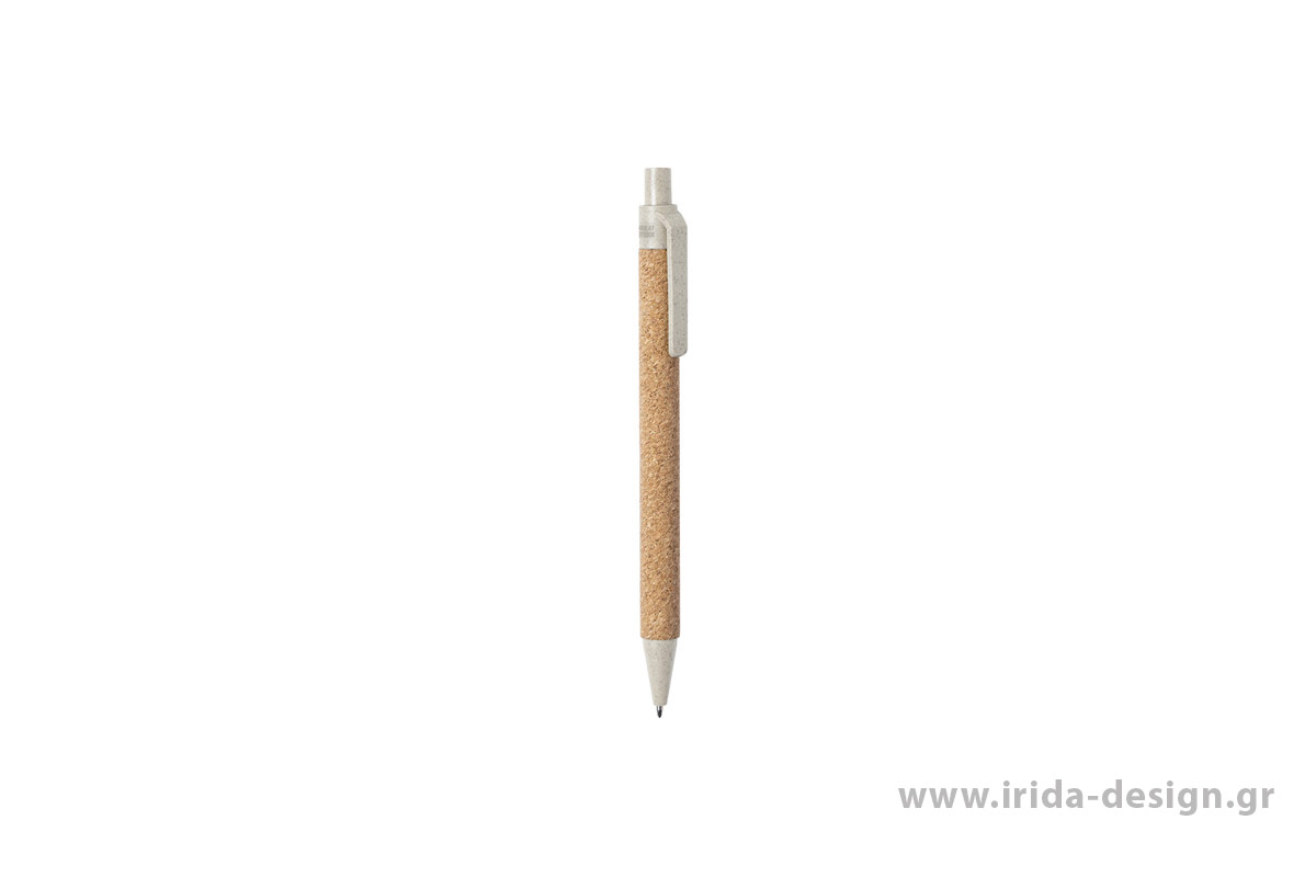 Οικολογικό Στυλό Ball Pen από Φελλό, Άχυρο Σίτου, ABS