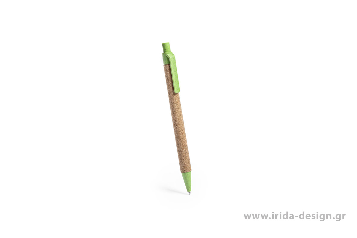Οικολογικό Στυλό Ball Pen από Φελλό, Άχυρο Σίτου, ABS
