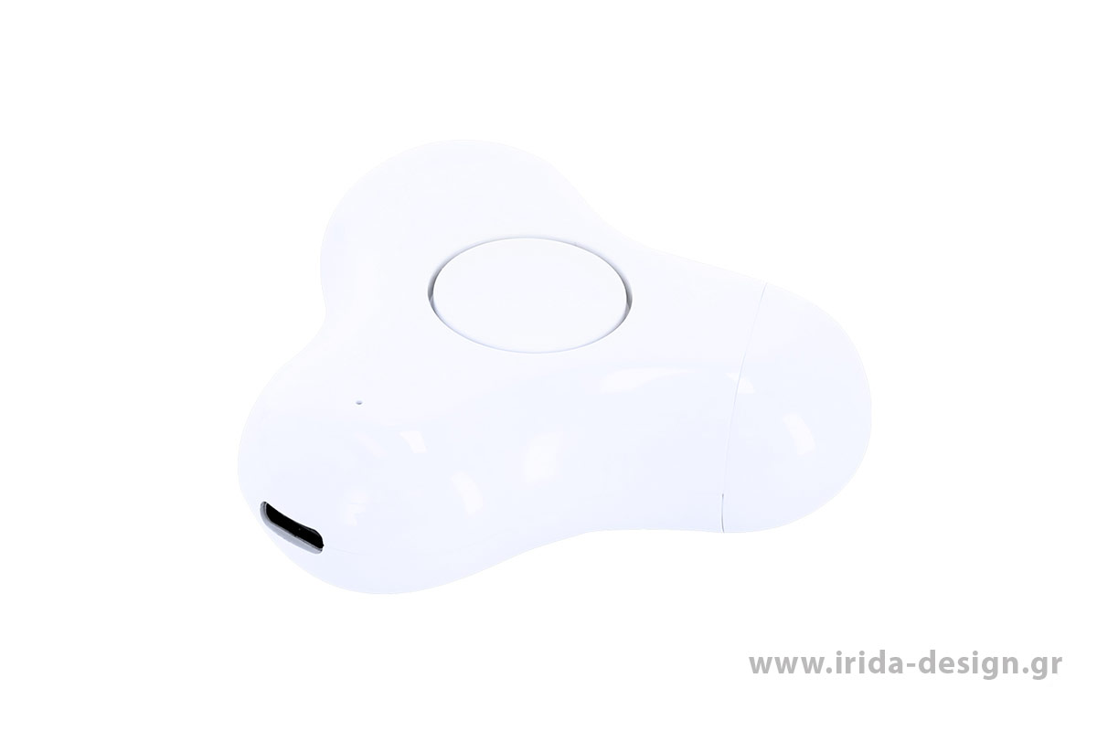 Ακουστικά In-ear Λευκά με Bluetooth 5.3, Θήκη και Hands-free