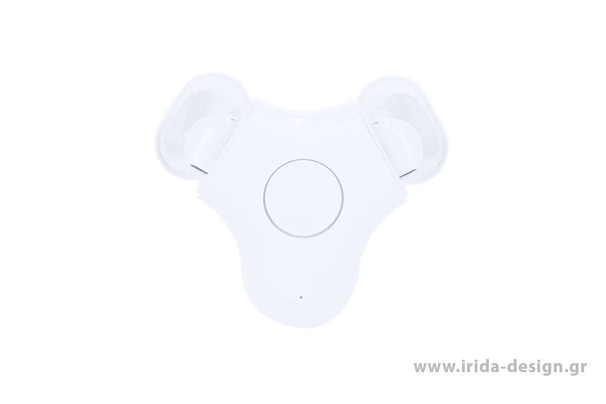 Ακουστικά In-ear Λευκά με Bluetooth 5.3, Θήκη και Hands-free