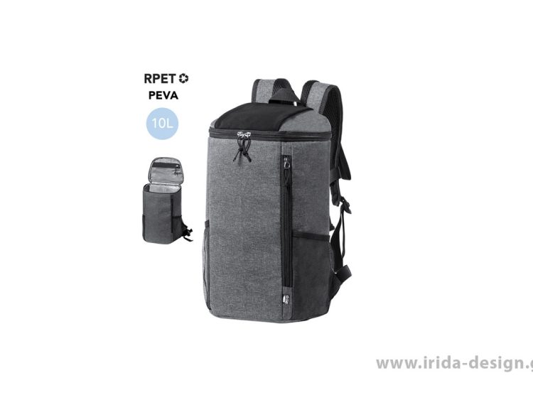 Οικολογικό Backpack Ψυγείο 10L RPET με Πολλές Θήκες