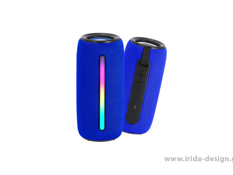 Στερεοφωνικό Ηχείο Bluetooth 5.3 με Ισχύ 2x5W και Πολύχρωμο LED Φωτισμό