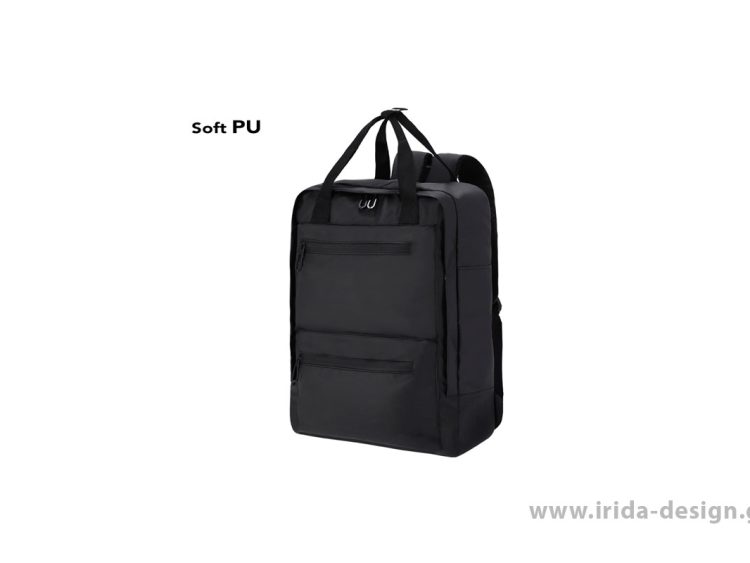 Σακίδιο Πλάτης από PU για Laptop 15" & Tablet 10” και Θήκη με Κρυφό Φερμουάρ
