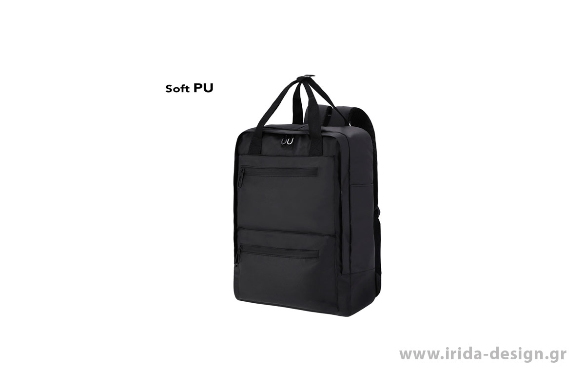 Σακίδιο Πλάτης από PU για Laptop 15" & Tablet 10” και Θήκη με Κρυφό Φερμουάρ