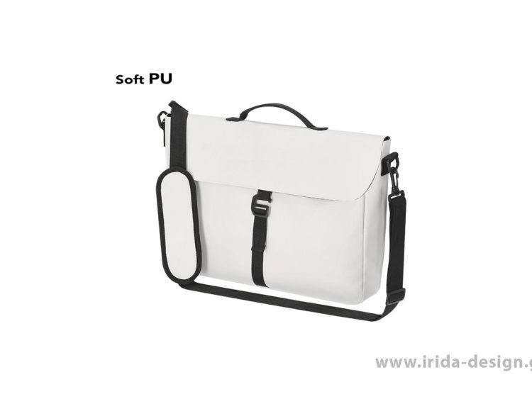 Τσάντα Εγγράφων από Μαλακό PU για Laptop 15" και Αφαιρούμενο Ιμάντα