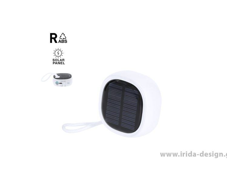 Ηλιακό Ηχείο Bluetooth 5.3 από Ανακυκλωμένα Υλικά RABS & RPET με USB-C